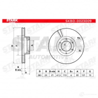 Тормозной диск STARK 1438025288 skbd0023009 2FORY 3 - Изображение 2