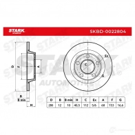Тормозной диск STARK skbd0022804 1438023890 B0C30 33 - Изображение 5