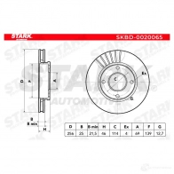 Тормозной диск STARK skbd0020065 D7TO V 1438024506 - Изображение 7