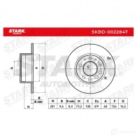 Тормозной диск STARK CDV VCN 1438025573 skbd0022847 - Изображение 2