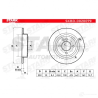 Тормозной диск STARK K81 0CI skbd0020079 1438024013 - Изображение 9