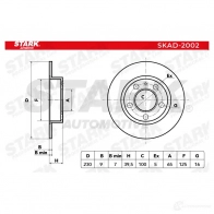 Тормозной диск STARK 74 VZI 1438023696 skad2002 - Изображение 7
