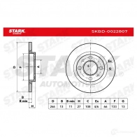 Тормозной диск STARK C GW7G 1438023283 skbd0022807 - Изображение 4