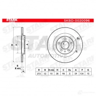 Тормозной диск STARK PJ 0RFRJ skbd0020096 1438023285 - Изображение 5