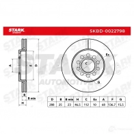 Тормозной диск STARK 1438026059 skbd0022798 I52V0 1 - Изображение 4