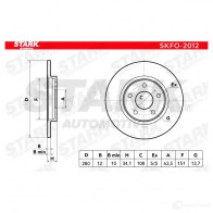 Тормозной диск STARK 4 DIX23 1438025019 skfo2012 - Изображение 7