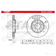 Тормозной диск STARK skad2006 M2R EPU 1438025934 - Изображение 2