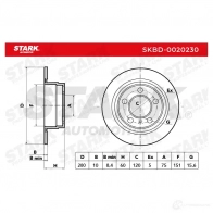 Тормозной диск STARK 1438023844 4ILF F6 skbd0020230 - Изображение 7