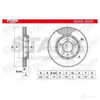 Тормозной диск STARK B 8WJC skad2003 1438024594 - Изображение 5
