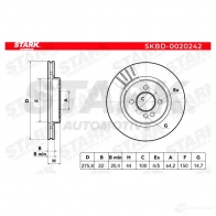 Тормозной диск STARK skbd0020242 NXMNOB 3 1438023921 - Изображение 7