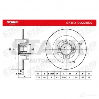 Тормозной диск STARK 07 74E 1438026211 skbd0022854 - Изображение 4
