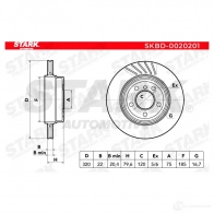 Тормозной диск STARK I1 FSD skbd0020201 1438025733 - Изображение 6