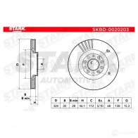 Тормозной диск STARK TH171 O skbd0020203 1438026015 - Изображение 5