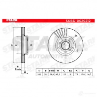 Тормозной диск STARK 1438026134 2 0KJFU skbd0020212 - Изображение 7