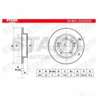 Тормозной диск STARK skbd0020151 1438025131 1HH SPU - Изображение 5