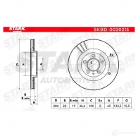 Тормозной диск STARK WHQP7 ZB skbd0020215 1438025604 - Изображение 5