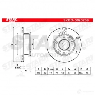 Тормозной диск STARK skbd0020239 1438025840 WSC M7KL - Изображение 5