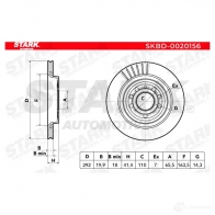 Тормозной диск STARK skbd0020156 I 2FQE6 1438025754 - Изображение 5