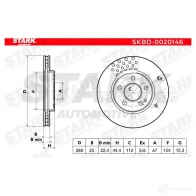 Тормозной диск STARK skbd0020146 QPB 8T6 1438026023 - Изображение 5