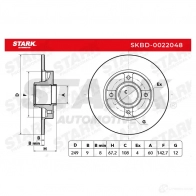 Тормозной диск STARK skbd0022048 UCSMJ U 1438023259 - Изображение 2