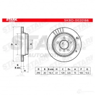 Тормозной диск STARK 9GQM B skbd0020166 1438025346 - Изображение 6
