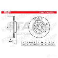 Тормозной диск STARK 1438026129 skbd0022201 CW 18E - Изображение 5