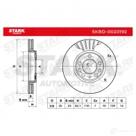 Тормозной диск STARK 1438026143 UXX 34G skbd0020192 - Изображение 5