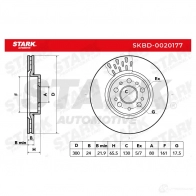 Тормозной диск STARK K YI8K skbd0020177 1438026213 - Изображение 5
