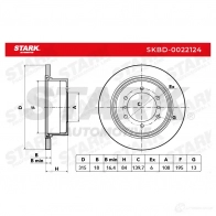 Тормозной диск STARK 1438026139 29NN W2 skbd0022124 - Изображение 4