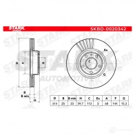 Тормозной диск STARK 1438026006 QZ 497L2 skbd0020342 - Изображение 4