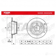 Тормозной диск STARK 1438024651 skbd0020232 GV EZ2Q - Изображение 3