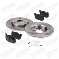 Тормозные диски и колодки, комплект STARK skbk1090193 1437813213 Q7 OU3 - Изображение 2