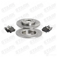 Тормозные диски и колодки, комплект STARK skbk1090099 1437813218 TK EHMWO - Изображение 3