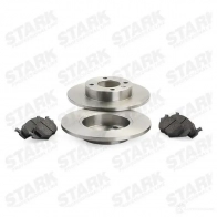 Тормозные диски и колодки, комплект STARK 1437818171 skbk1090295 NNC QBML - Изображение 3