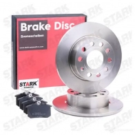 Тормозные диски и колодки, комплект STARK TNUZ M6 skbk1090010 1437818177 - Изображение 2