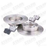 Тормозные диски и колодки, комплект STARK TNUZ M6 skbk1090010 1437818177 - Изображение 3