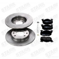 Тормозные диски и колодки, комплект STARK 42BE62 4 skbk1090050 1437813197 - Изображение 2