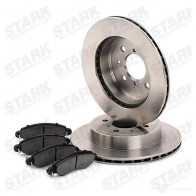 Тормозные диски и колодки, комплект STARK T5UKN5 W 1437818230 skbk1090144 - Изображение 4