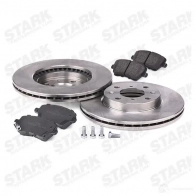 Тормозные диски и колодки, комплект STARK VL8 9B 1437813504 skbk1090048 - Изображение 4