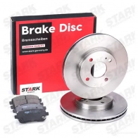 Тормозные диски и колодки, комплект STARK skbk1090237 4M KIVL 1437813902 - Изображение 2