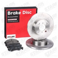 Тормозные диски и колодки, комплект STARK TL 0L9QT 1437813794 skbk1090103 - Изображение 2