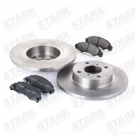 Тормозные диски и колодки, комплект STARK TL 0L9QT 1437813794 skbk1090103 - Изображение 3