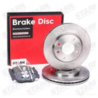 Тормозные диски и колодки, комплект STARK 5X 87LQ 1437813754 skbk1090282 - Изображение 2