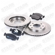 Тормозные диски и колодки, комплект STARK 5X 87LQ 1437813754 skbk1090282 - Изображение 3