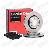 Тормозные диски и колодки, комплект STARK 1437813751 JR5REV 7 skbk1090153 - Изображение 2