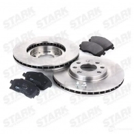 Тормозные диски и колодки, комплект STARK skbk1090116 1437814351 WS2 4WQ - Изображение 3