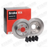 Тормозные диски и колодки, комплект STARK 1437813211 OAGM 44 skbk10990453 - Изображение 2