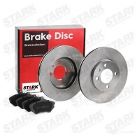 Тормозные диски и колодки, комплект STARK 1437816650 9Z AJ7 skbk1090305 - Изображение 2