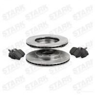 Тормозные диски и колодки, комплект STARK 1437816650 9Z AJ7 skbk1090305 - Изображение 3