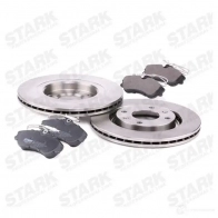 Тормозные диски и колодки, комплект STARK 1437818097 skbk1090337 ZK CDHA - Изображение 3